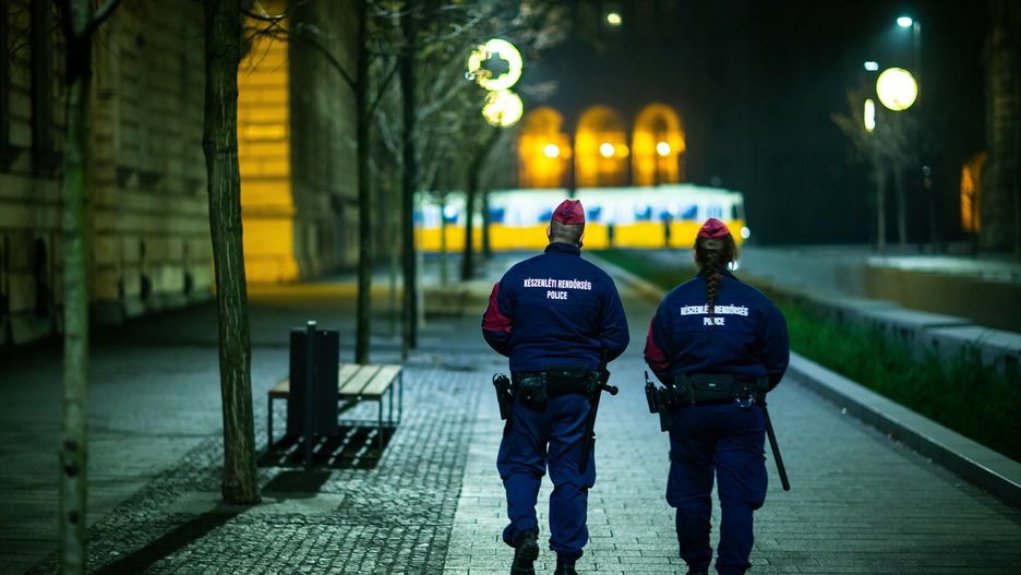 Policja w Budapeszcie