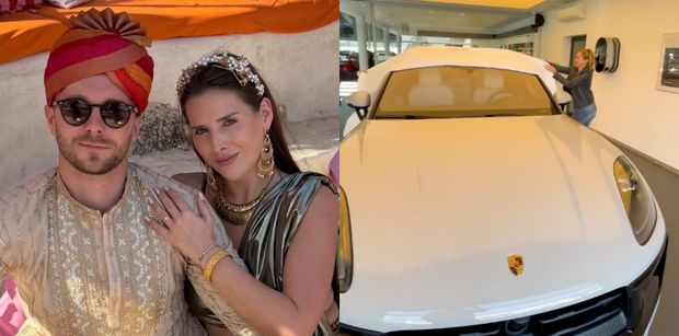 Mąż Oli Nowak kupił mamie PORSCHE Z SALONU! "Liczy się intencja, a nie wartość prezentu". Synek na medal?