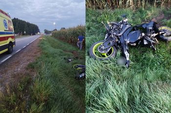 Nie żyje motocyklista. Tragiczny wypadek pod Wołominem