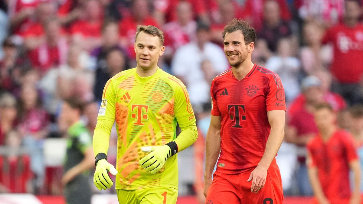 Getty Images /  F. Noever/FC Bayern via Getty Images / Na zdjęciu od lewej: Manuel Neuer i Leon Goretzka