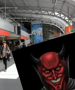 Hakerzy zaatakowali stronę lotniska w Modlinie. Wyświetlili głowę diabła