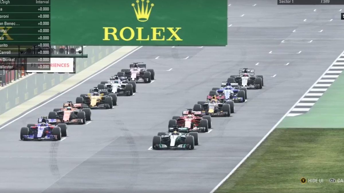Wirtualne bolidy Formuły 1