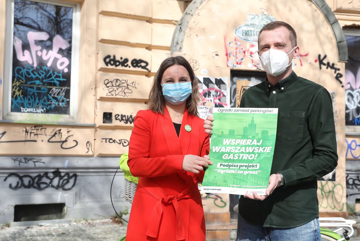 Warszawa. Partia Zieloni chce wesprzeć gastronomię