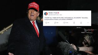 Trump reaguje na wyniki wyborów w Polsce