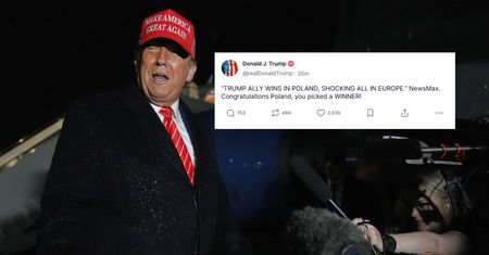 Trump reaguje na wyniki wyborów w Polsce