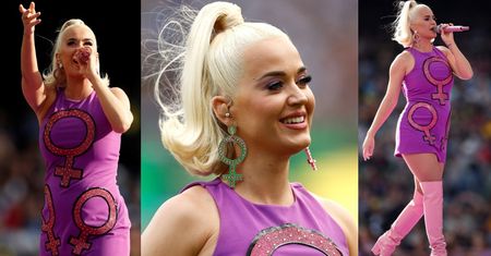 Landrynkowa Katy Perry prezentuje ciążowe krągłości na scenie w Melbourne (ZDJĘCIA)