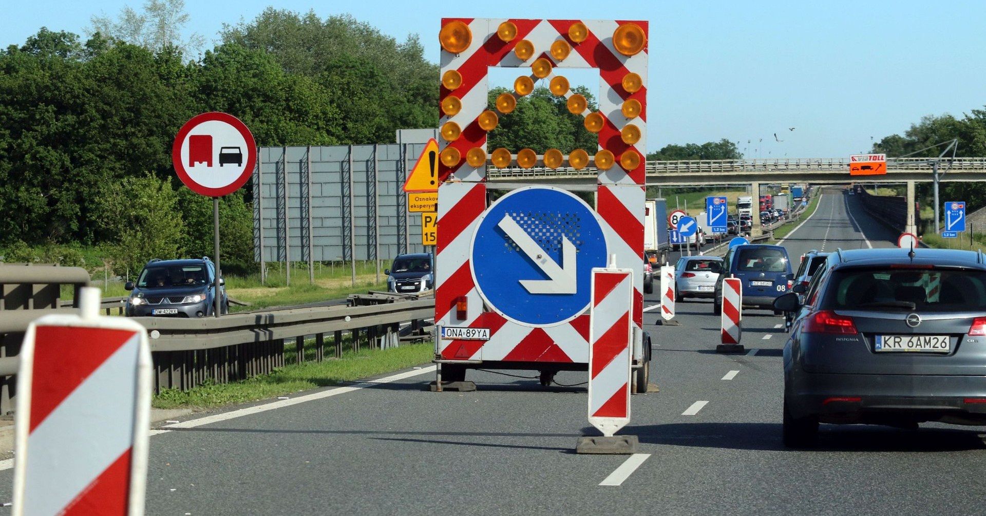 Remont nawierzchni na A4 - zdjęcie ilustracyjne 