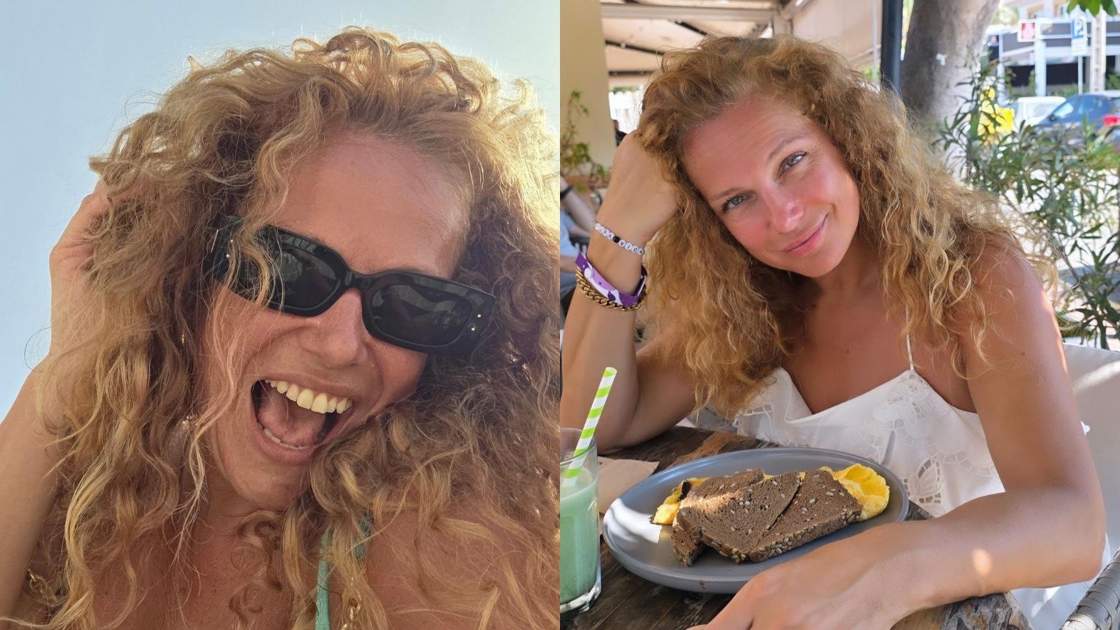 Joanna Liszowska bez makijażu na wakacjach