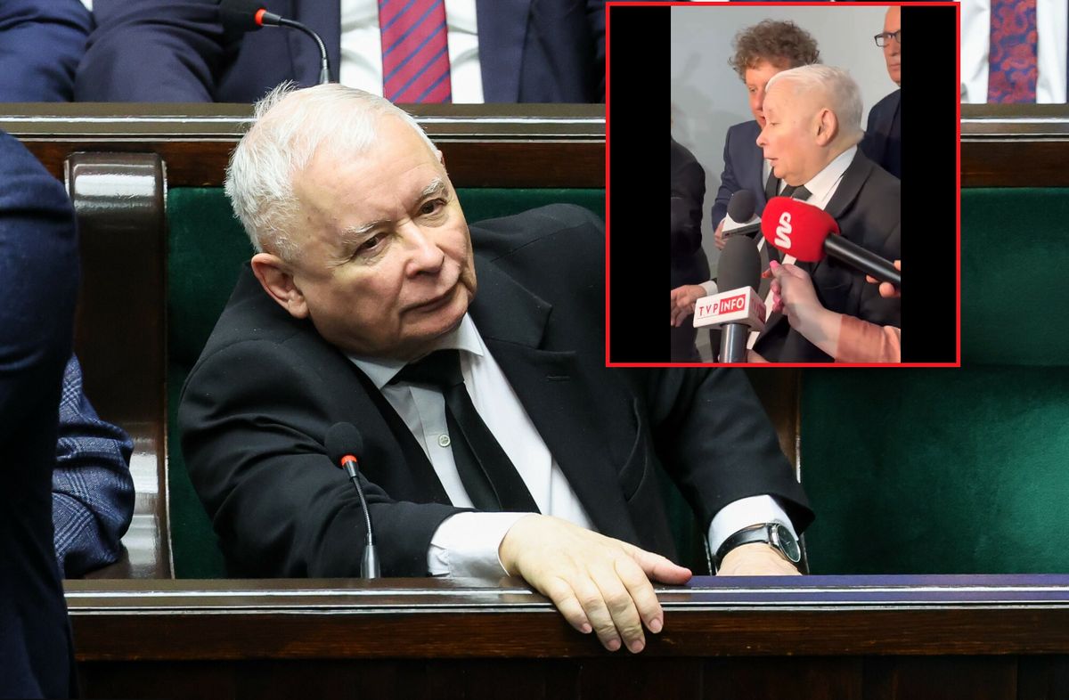 Jarosław Kaczyński w Sejmie