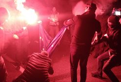 Marsz Niepodległości: 5 tys. zł za wskazanie sprawcy spalenia flagi UE dla skarbnika Młodzieży Wszechpolskiej? „Patrioci ograli reżym”