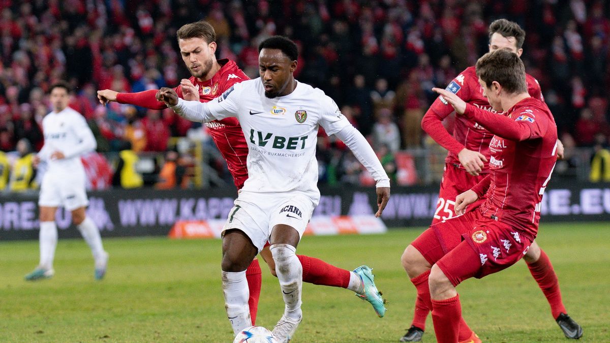 WP SportoweFakty / Paweł Piotrowski / Na zdjęciu: John Yeboah