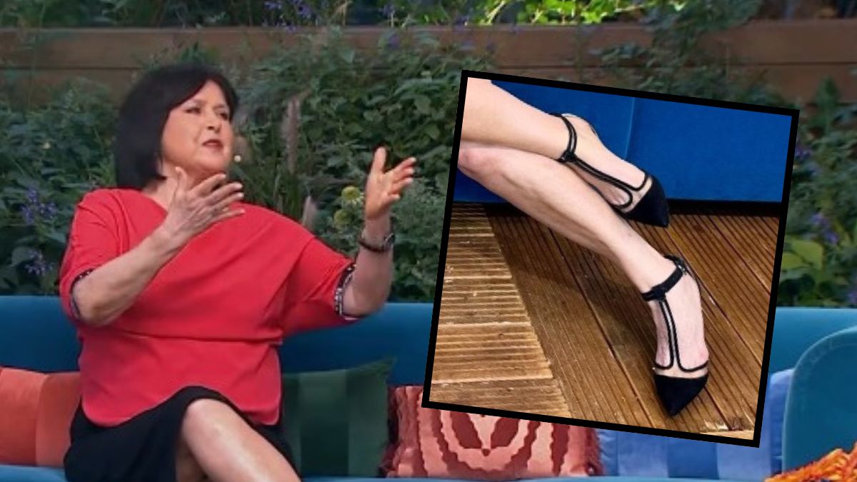 Elżbieta Jaworowicz przebierała buty w "Pytaniu na śniadanie"