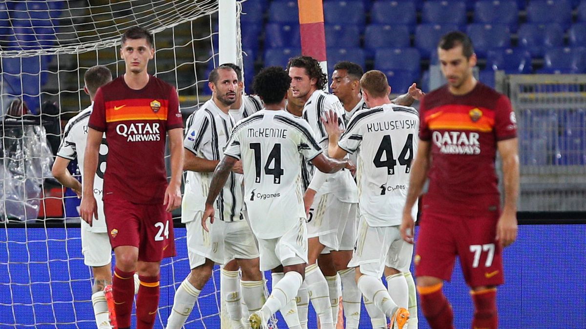 Zdjęcie okładkowe artykułu: PAP/EPA / FEDERICO PROIETTI  / Na zdjęciu: piłkarze Juventusu Turyn cieszą się z bramki