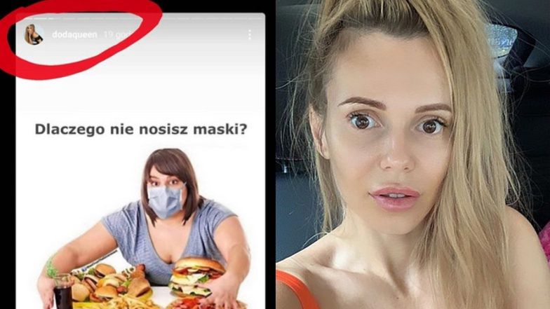 Skrytykowała Lewandowską, teraz zarzuca Dodzie FAT SHAMING. Maja Staśko: "Do fatfobii dodała antyszczepionkowość. MASAKRA"