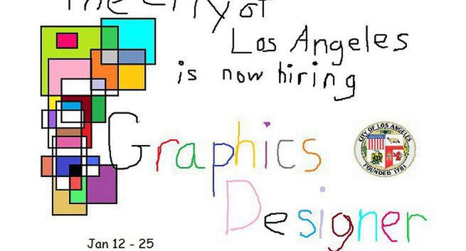 Los Angeles szuka grafika ogłoszeniem z Painta