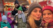 Małgorzata Socha szaleje z pociechami na jarmarku bożonarodzeniowym w Berlinie, zajadając bratwurst (ZDJĘCIA)