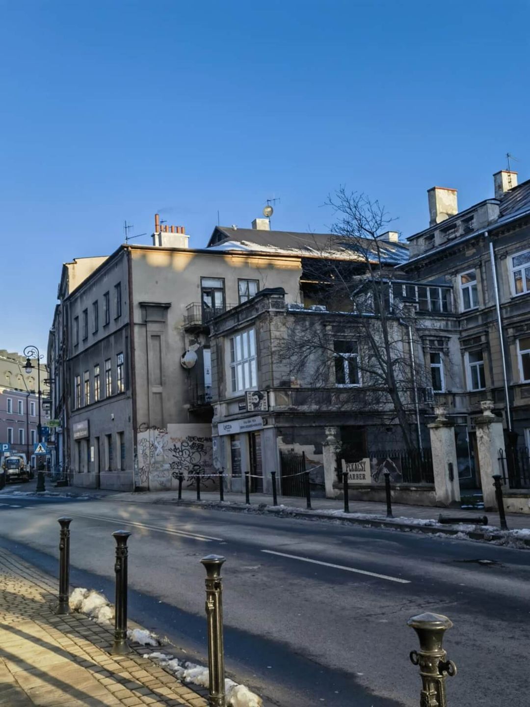 Zawalił się kolejny fragment kamienicy przy ul. Bernardyńskiej w Lublinie