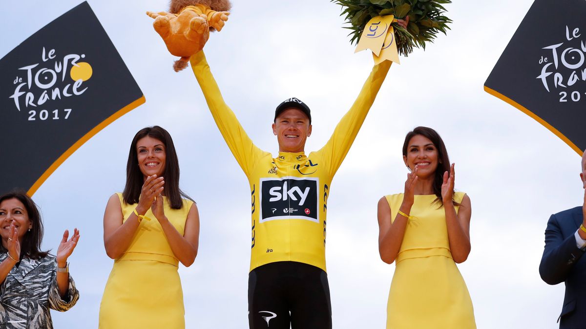 Christopher Froome w 2017 roku wygrał Tour de France