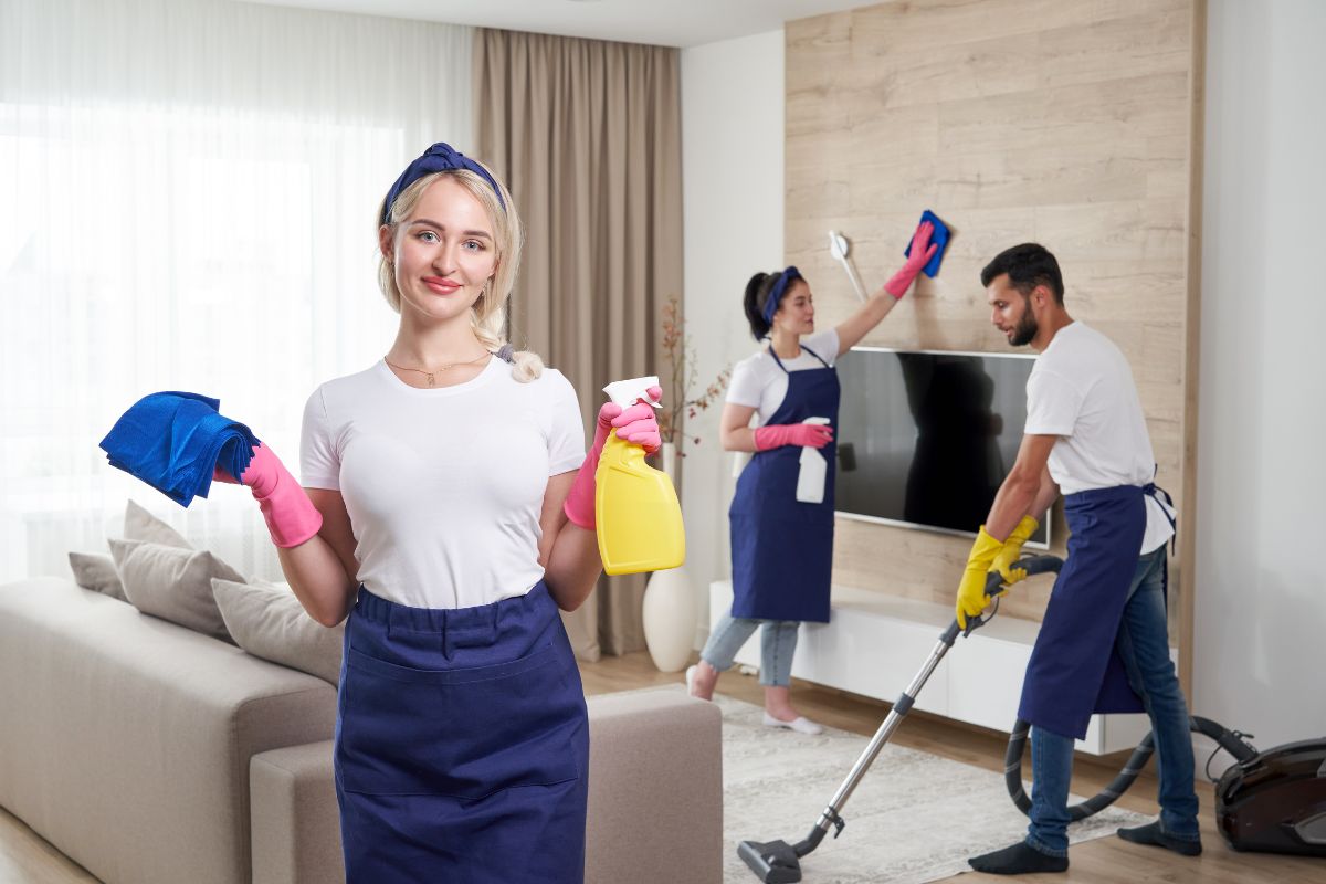 Sprzątanie większego mieszkania może wymagać pomocy