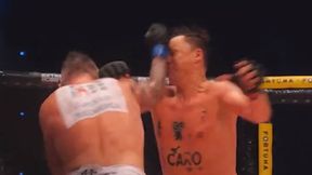 Hajto przyjął potężne ciosy. Pokazali nagranie