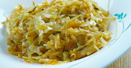 Bigos z pieczarkami