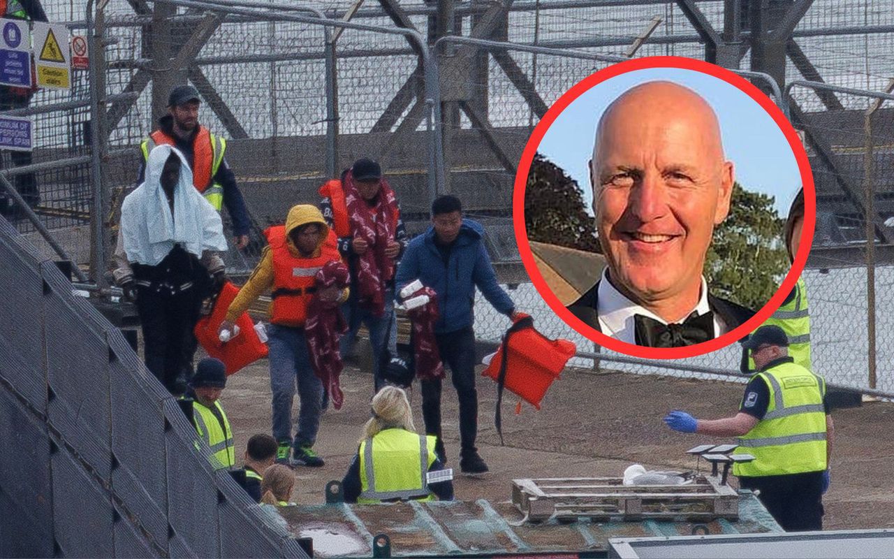 A hotelier makes a fortune on migrants.
