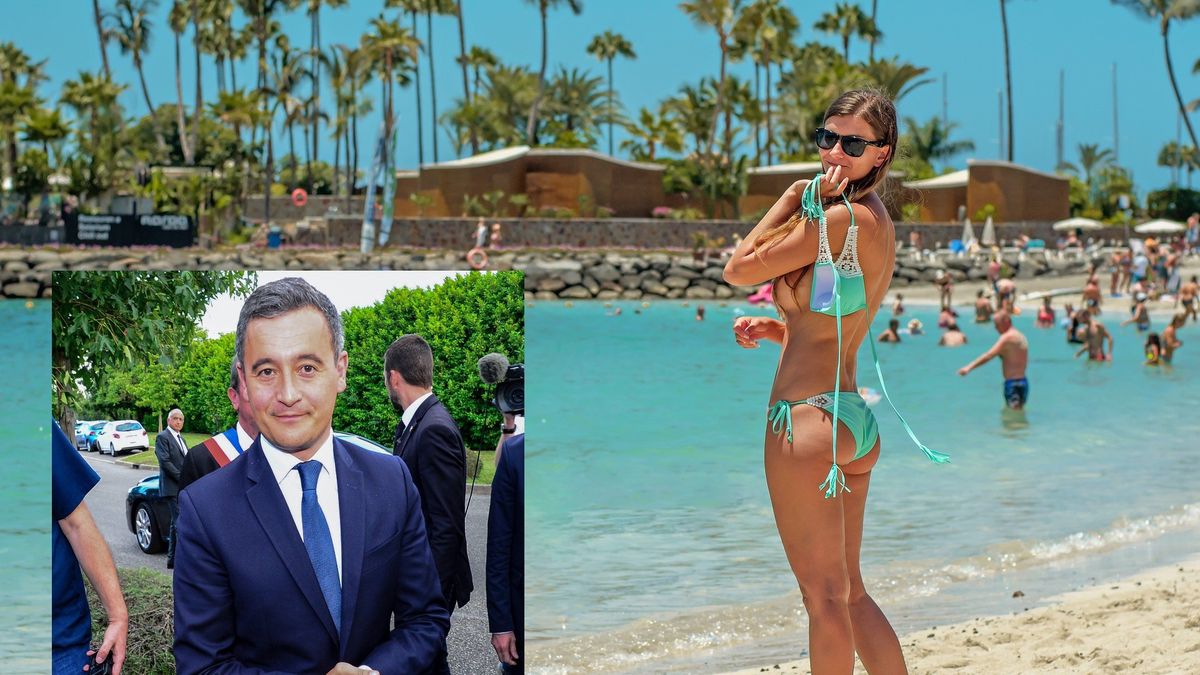Minister Francji Gérald Darmanin broni kobiet opalających się topless
