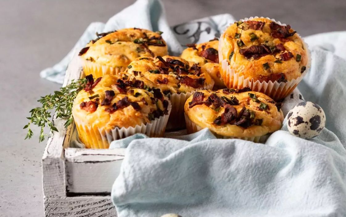 Muffinki pizzowe – mini pizza w formie babeczki