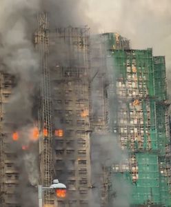 Pożar wieżowców w Hongkongu. Są ranni i zabici