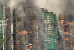 Pożar wieżowców w Hongkongu. Są ranni i zabici