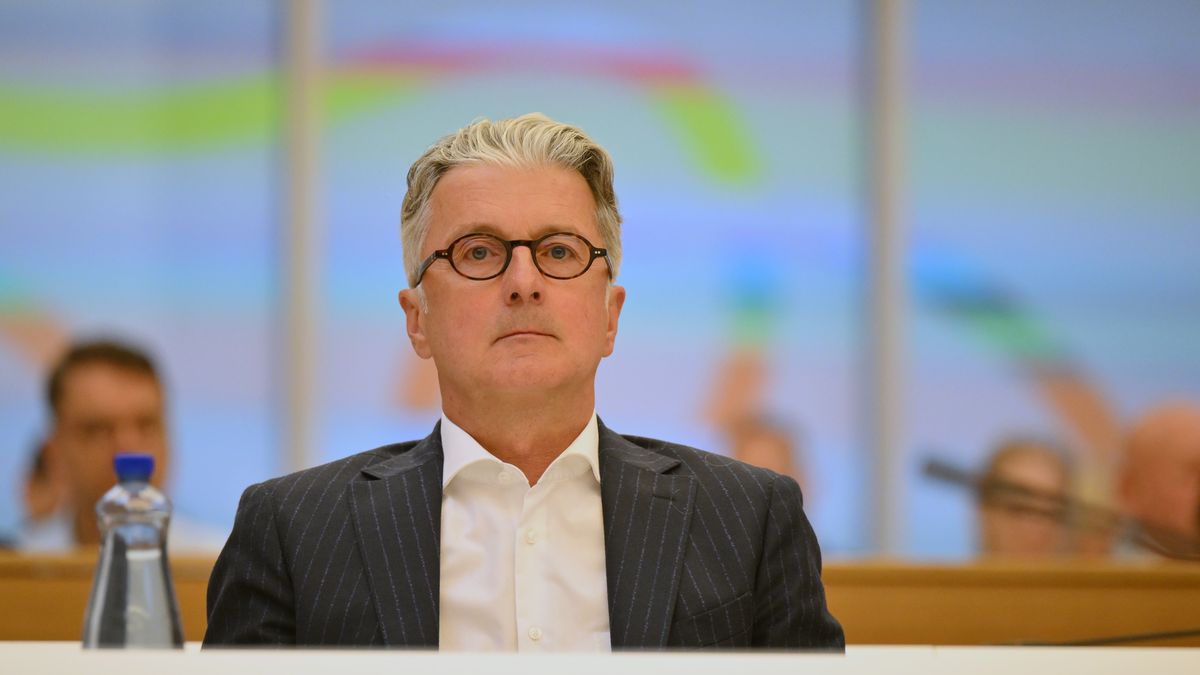 MUNICH, GERMANY - MAY 16: Rupert Stadler, former head of German carmaker Audi, arrives in court during his trial over charges relating to the emissions scandal of Audi cars on May 16, 2023 in Munich, Germany. Stadler has signalled he is willing to confess to charges that he knew of software built into Audi cars that was designed to cheat on emissions tests but he allowed the cars to continue to be sold. The confession is part of a deal that will save Stadler from prison time. It also includes a fine of over one million Euros that Stadler will have to pay to charitable causes. (Photo by Sebastian Widmann/Getty Images)
