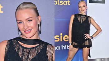 Sara Janicka zachwyciła na ramówce Polsatu w odważnej miniówce. Ma nogi do nieba! [ZDJĘCIA]