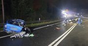 O włos od tragedii. Auto rozpadło się na kawałki