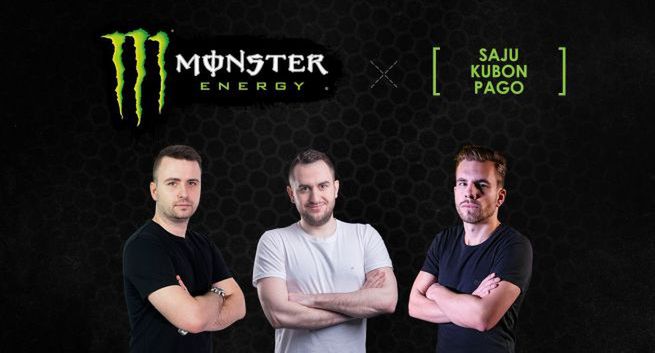 Streamerzy Saju, Kubon i Pago ambasadorami marki Monster Energy