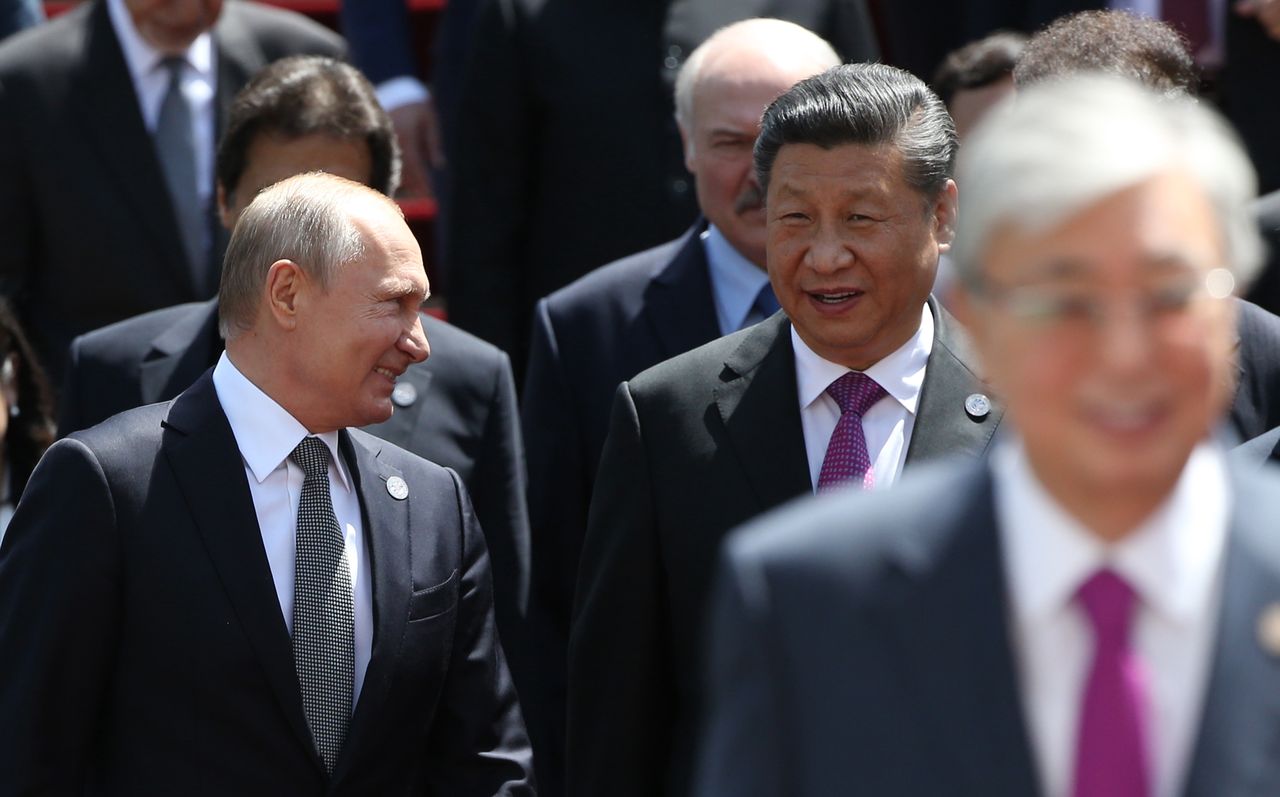 Władimir Putin i Xi Jinping