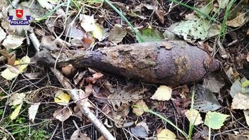 Wykopał niewybuchy. Z wsi pod Kolbuszową zabiorą go saperzy