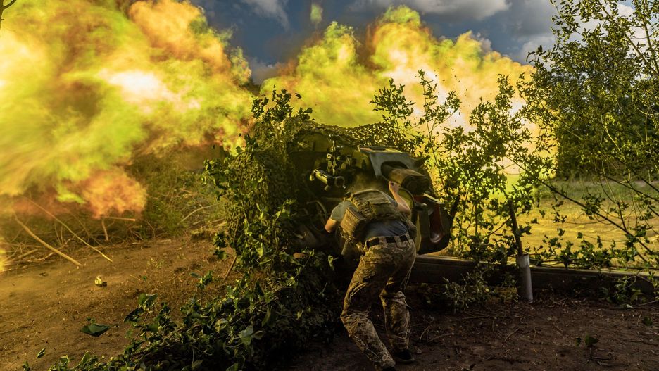 Wojna w Ukrainie rok 2023
DONETSK OBLAST, UKRAINE - AUGUST 12: Ukrainian soldiers fire with D-30 artillery at Russian positions in the direction of Klishchiivka as the Russia-Ukraine war continues in Donetsk Oblast, Ukraine on August 12, 2023. Diego Herrera Carcedo / Anadolu Agency/ABACAPRESS.COM
AA/ABACA