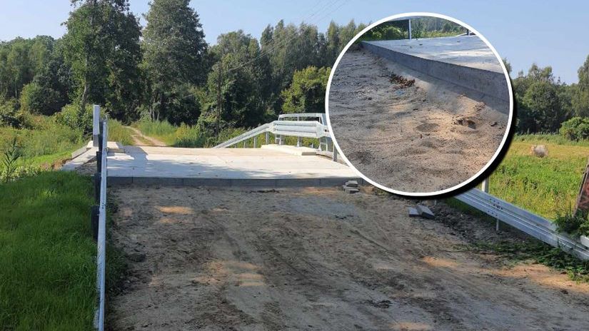 Wybudowany za 1,7 mln zł most nie ma najazdów
