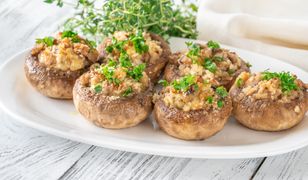 Faszerowane pieczarki