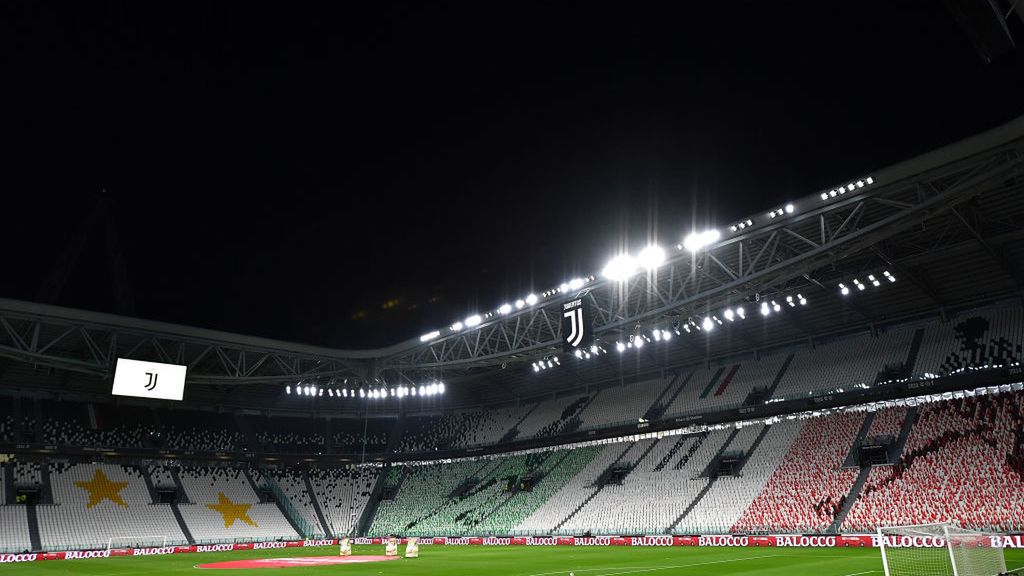 Pusty stadion Juventusu Turyn