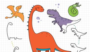 Jak to narysować? Dinozaury