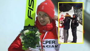 Tomasiak udzielał wywiadu. Spójrz, co zrobił Małysz