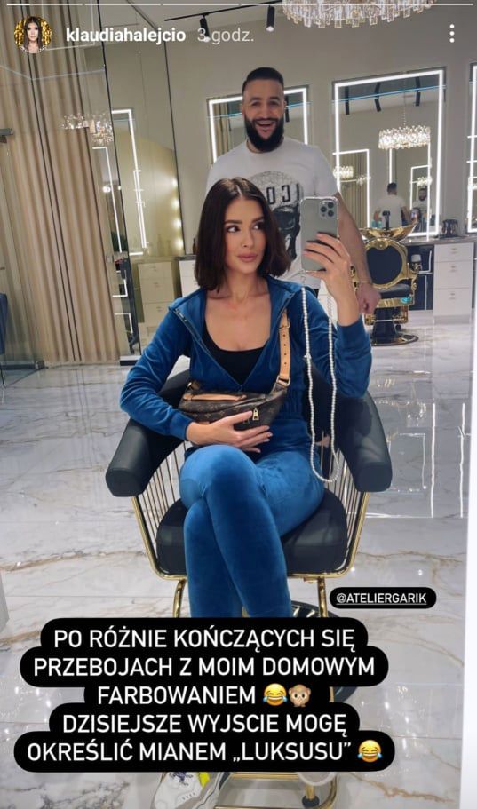 Klaudia Halejcio - nowa fryzura