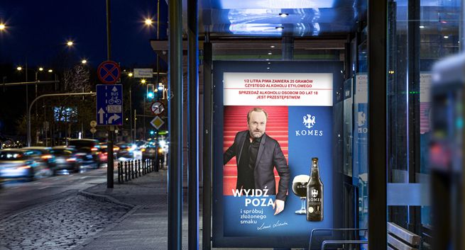 Leszek Lichota zachęca do „wyjścia poza” w kampanii piwa Komes