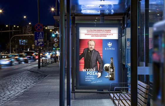 Leszek Lichota zachęca do „wyjścia poza” w kampanii piwa Komes