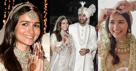 Tak wyglądał ślub NAJWIĘKSZYCH GWIAZD Bollywood: Alii Bhatt i Ranbira Kapoora! (ZDJĘCIA)
