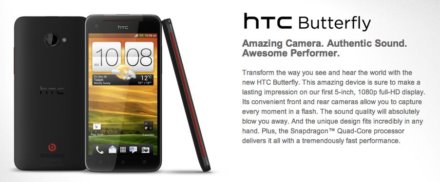 HTC Butterfly z ekranem FullHD w Europie 2