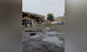 Demolka w Wielkopolsce. Nagranie po wichurze. Mamy głos strażaków