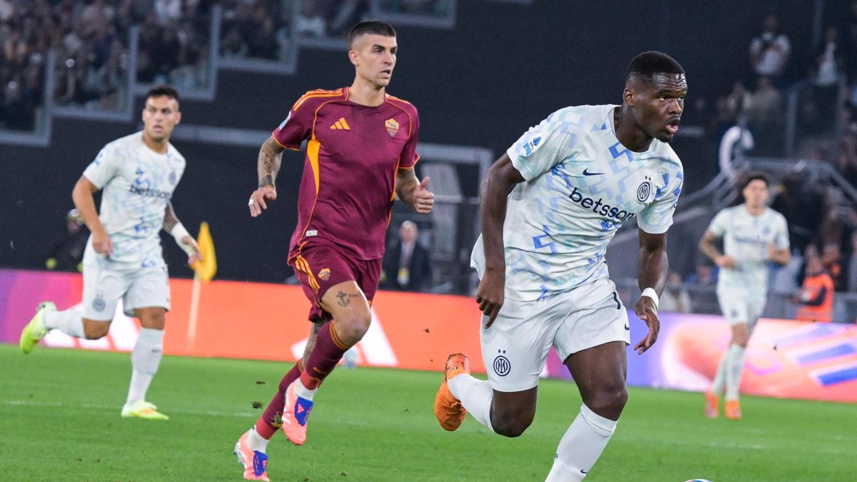 PAP/EPA / Riccardo Antimiani / Mecz Serie A: AS Roma - Inter Mediolan