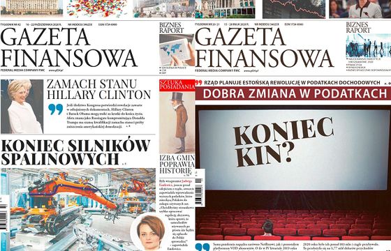 Wydawca „Gazety Finansowej” bez 26 proc. wpływów i 200 tys. zł zysku